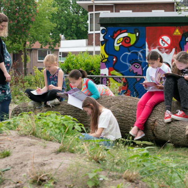 Buitenles op Het Stadsveld in Enschede